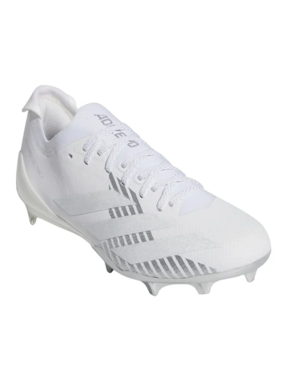 adidas Adizero Electric Size 10.5 Mens Football Cleats White Silver IE6278 NEW